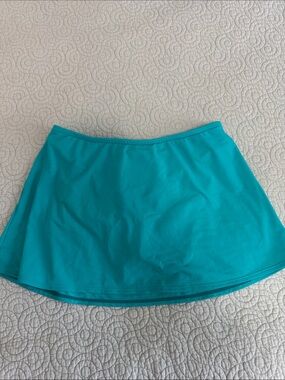 Teal Swim Skirt - Women
